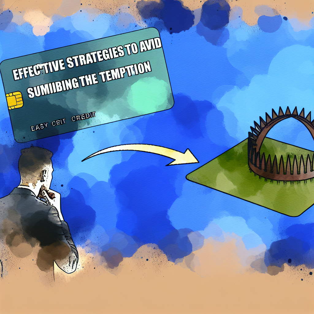 Estrategias efectivas para evitar caer en la tentación del crédito fácil